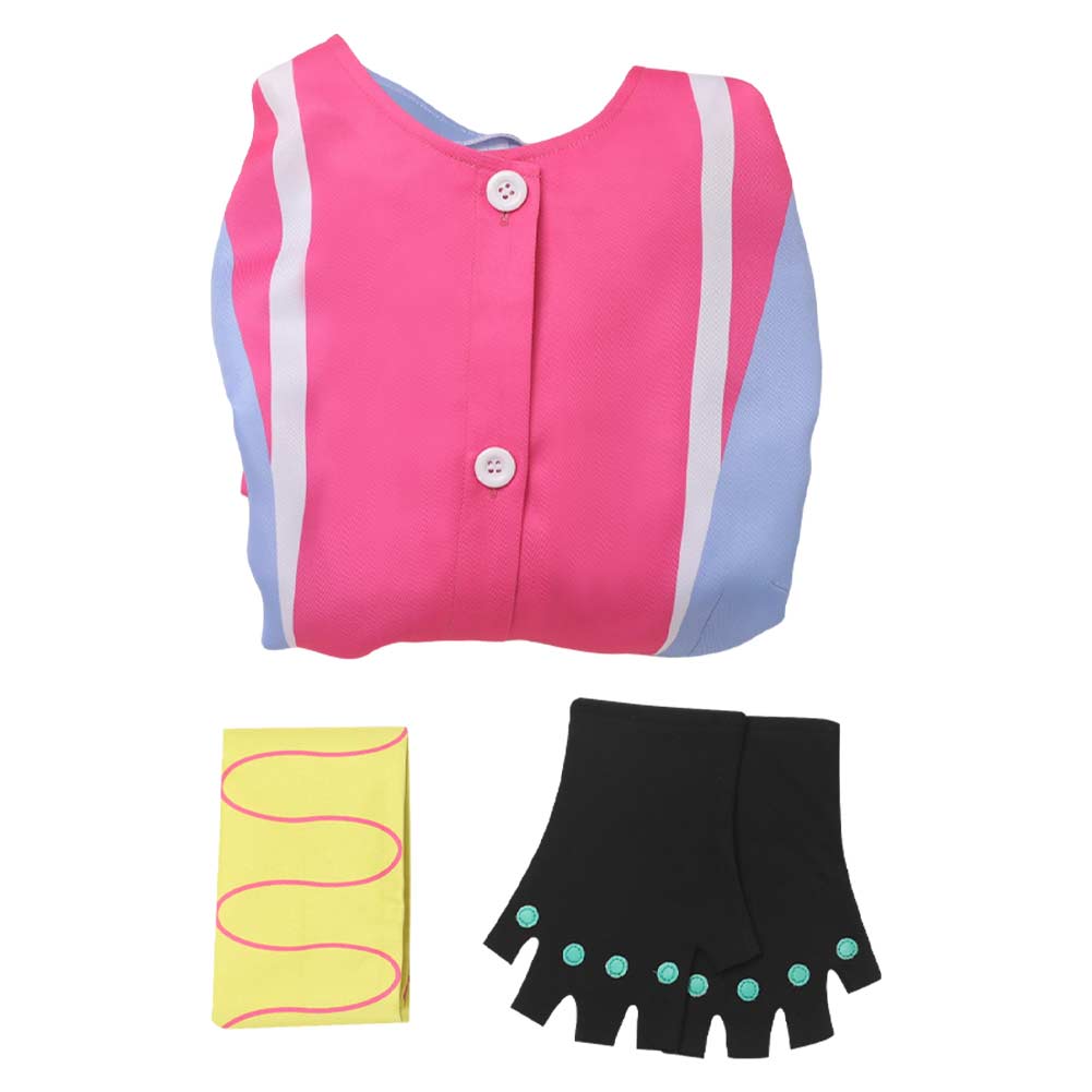 Helluva Boss 2 Fizzarolli Tenue Rose Cosplay Costume