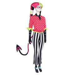 Helluva Boss 2 Fizzarolli Tenue Rouge à Pois Cosplay Costume
