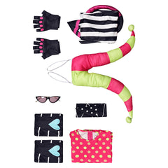 Helluva Boss 2 Fizzarolli Tenue Rouge à Pois Cosplay Costume