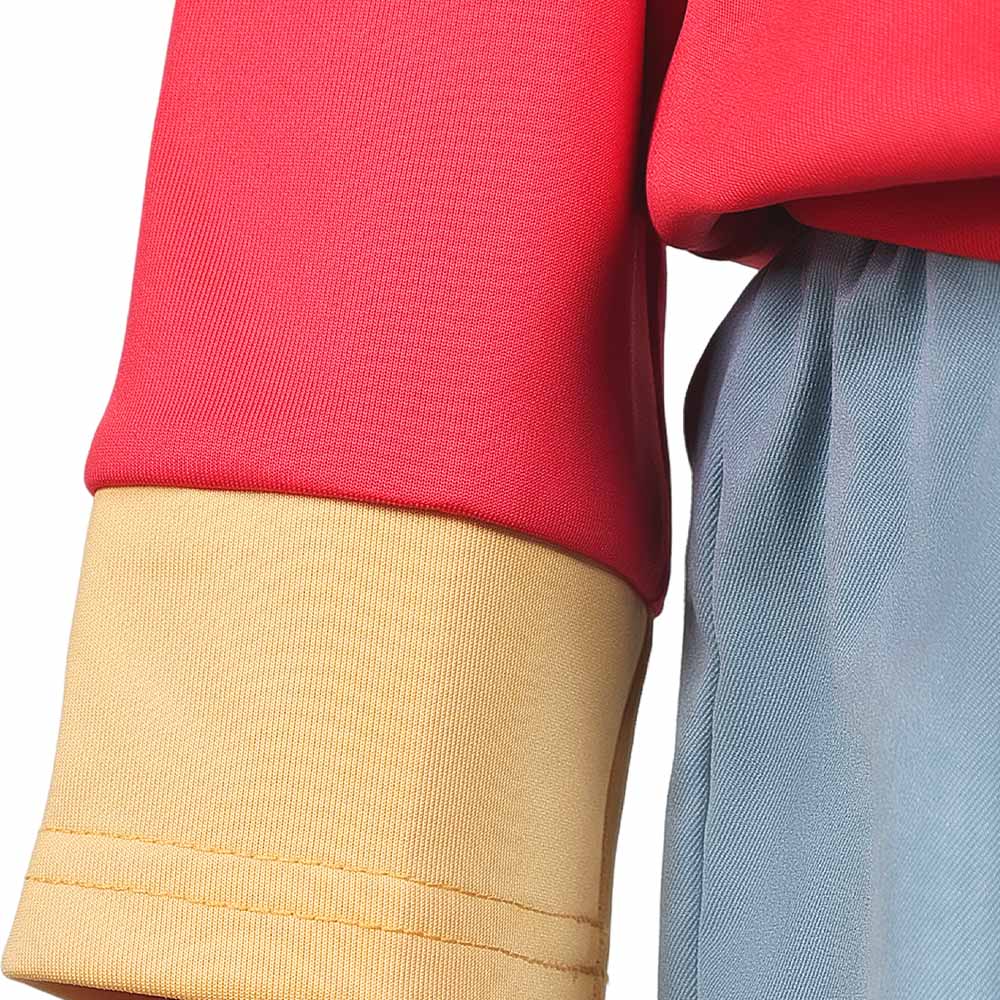 Hilda Tenue Rouge et Bleue Cosplay Costume