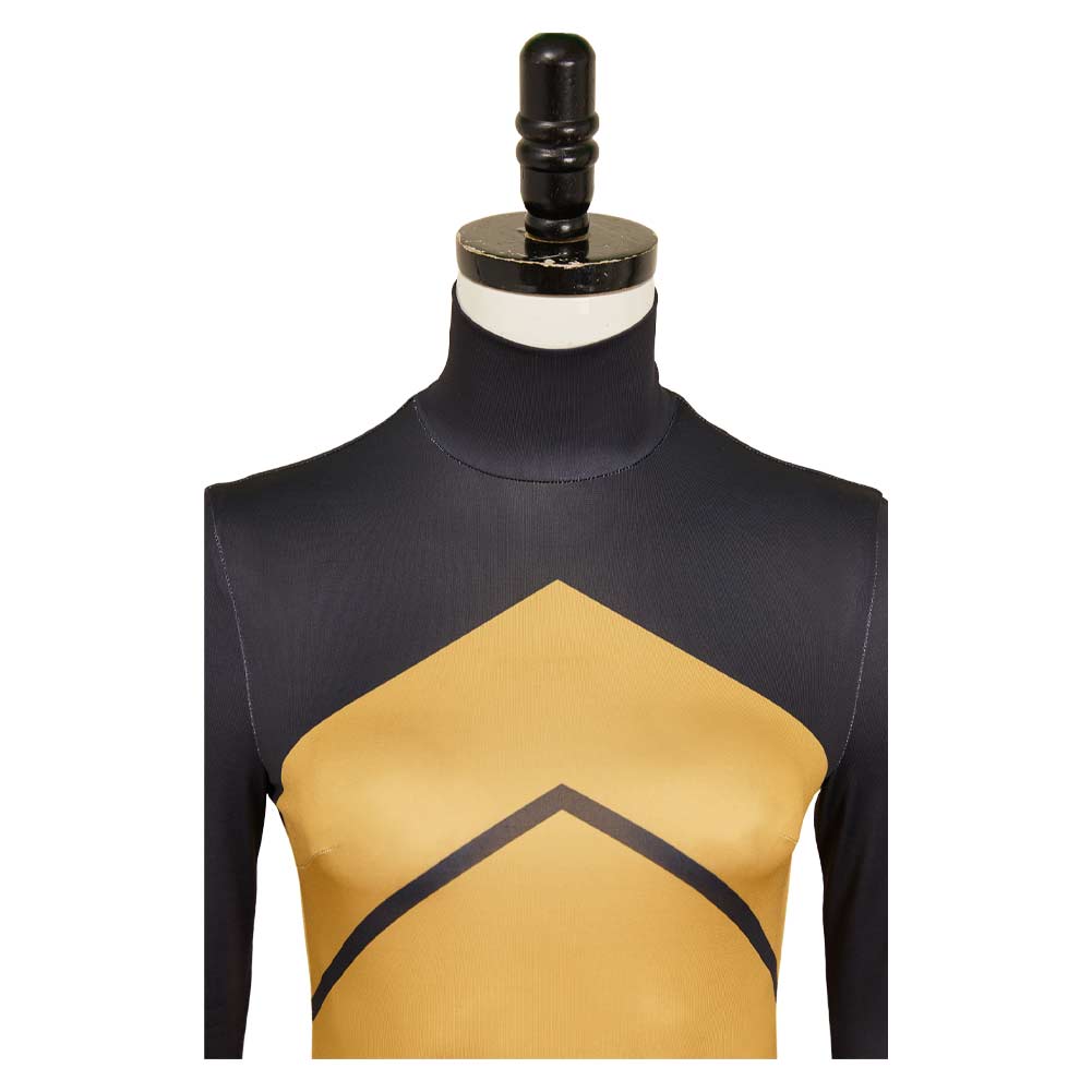 Hollow Knight: Silksong(2025) Shakra Tenue Jaune et Noire Cosplay Costume