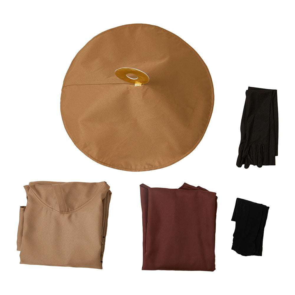 Hollow Knight: Silksong(2025) Sherma Tenue Brune Cosplay Costume