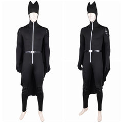 Homme Les Bad Guys 2(2025) M. Loup Tenue Noire avec Cape Cosplay Costume