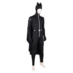 Homme Les Bad Guys 2(2025) M. Loup Tenue Noire avec Cape Cosplay Costume