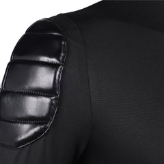 Homme Les Bad Guys 2(2025) M. Loup Tenue Noire avec Cape Cosplay Costume