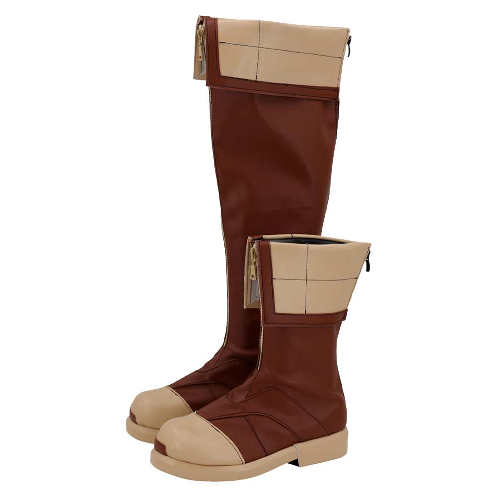 Honkai: Star Rail Bronya Cosplay Chaussures Marrons