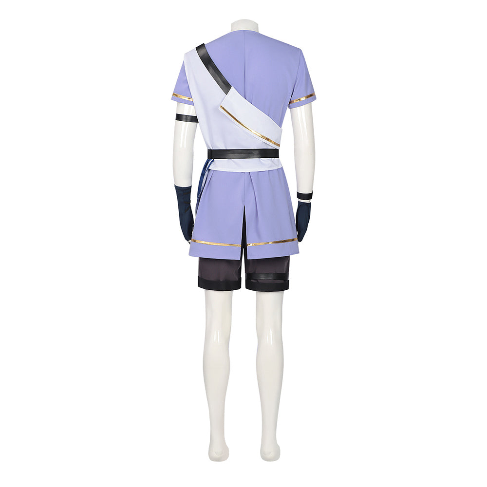 Honkai: Star Rail Phainon Adolescent Tenue Noire et Violette Cosplay Costume