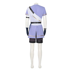 Honkai: Star Rail Phainon Adolescent Tenue Noire et Violette Cosplay Costume