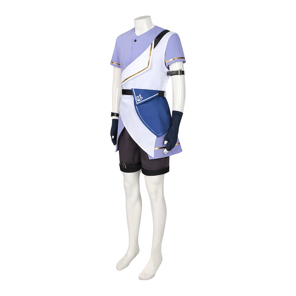 Honkai: Star Rail Phainon Adolescent Tenue Noire et Violette Cosplay Costume
