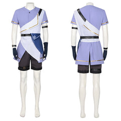 Honkai: Star Rail Phainon Adolescent Tenue Noire et Violette Cosplay Costume