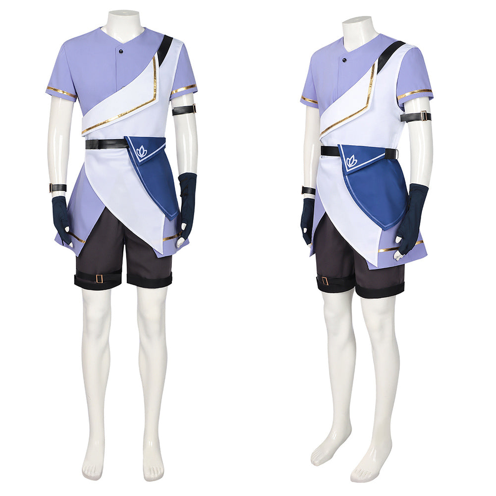 Honkai: Star Rail Phainon Adolescent Tenue Noire et Violette Cosplay Costume