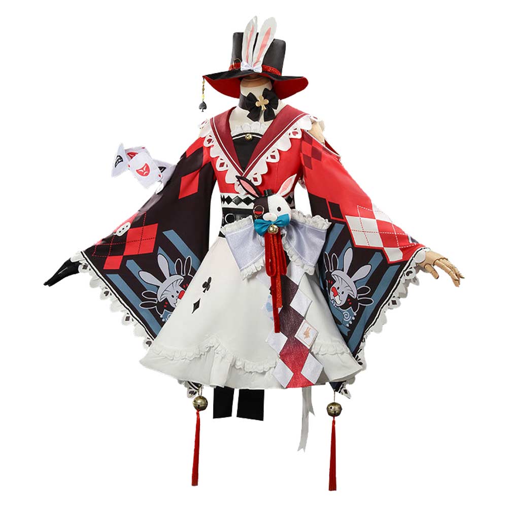 Honkai: Star Rail Sparkle SP Robe Rouge et Blanche Cosplay Costume