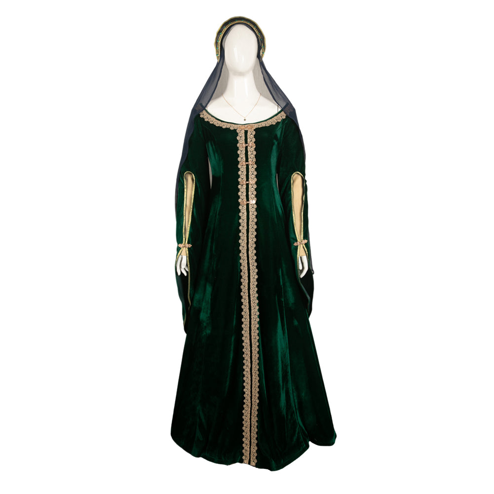 House of The Dragon Alicent Hightower Tenue Verte Cosplay Costume
