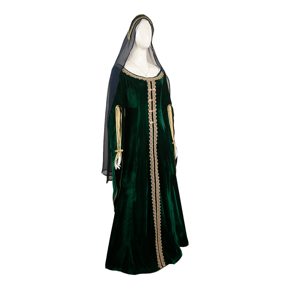 House of The Dragon Alicent Hightower Tenue Verte Cosplay Costume