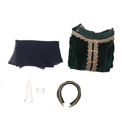 House of The Dragon Alicent Hightower Tenue Verte Cosplay Costume