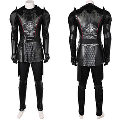 House of The Dragon Daemon Targaryen Combattant Tenue Noire Cosplay Costume