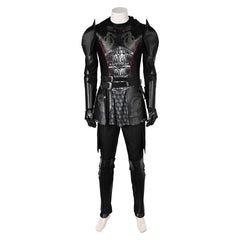 House of The Dragon Daemon Targaryen Combattant Tenue Noire Cosplay Costume