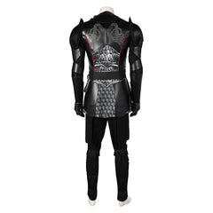 House of The Dragon Daemon Targaryen Combattant Tenue Noire Cosplay Costume