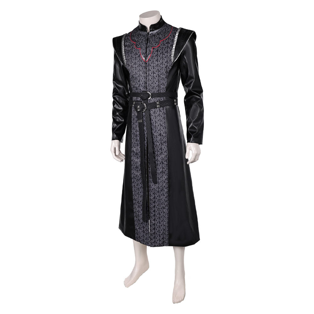 House of The Dragon Daemon Targaryen Tenue Noire Cosplay Costume