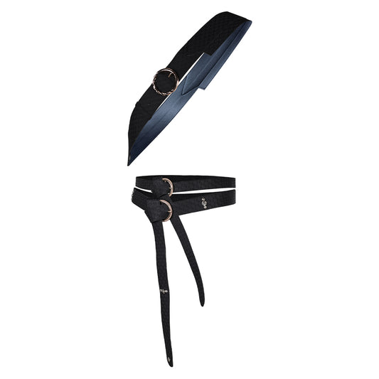 House of The Dragon Prince Aemond Targaryen Blindage d'Œil+Ceinture Cosplay Accessoires