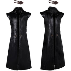 House of The Dragon Prince Aemond Targaryen Cape+Masque pour Les Yeux Cosplay Costume