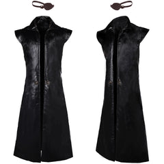 House of The Dragon Prince Aemond Targaryen Cape+Masque pour Les Yeux Cosplay Costume