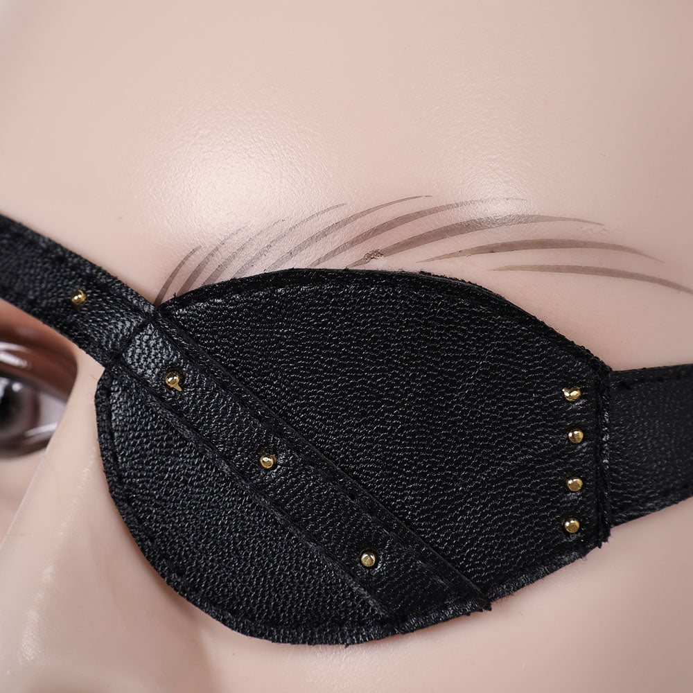 House of The Dragon Prince Aemond Targaryen Masque pour Les Yeux+Ceinture Cosplay Accessoire