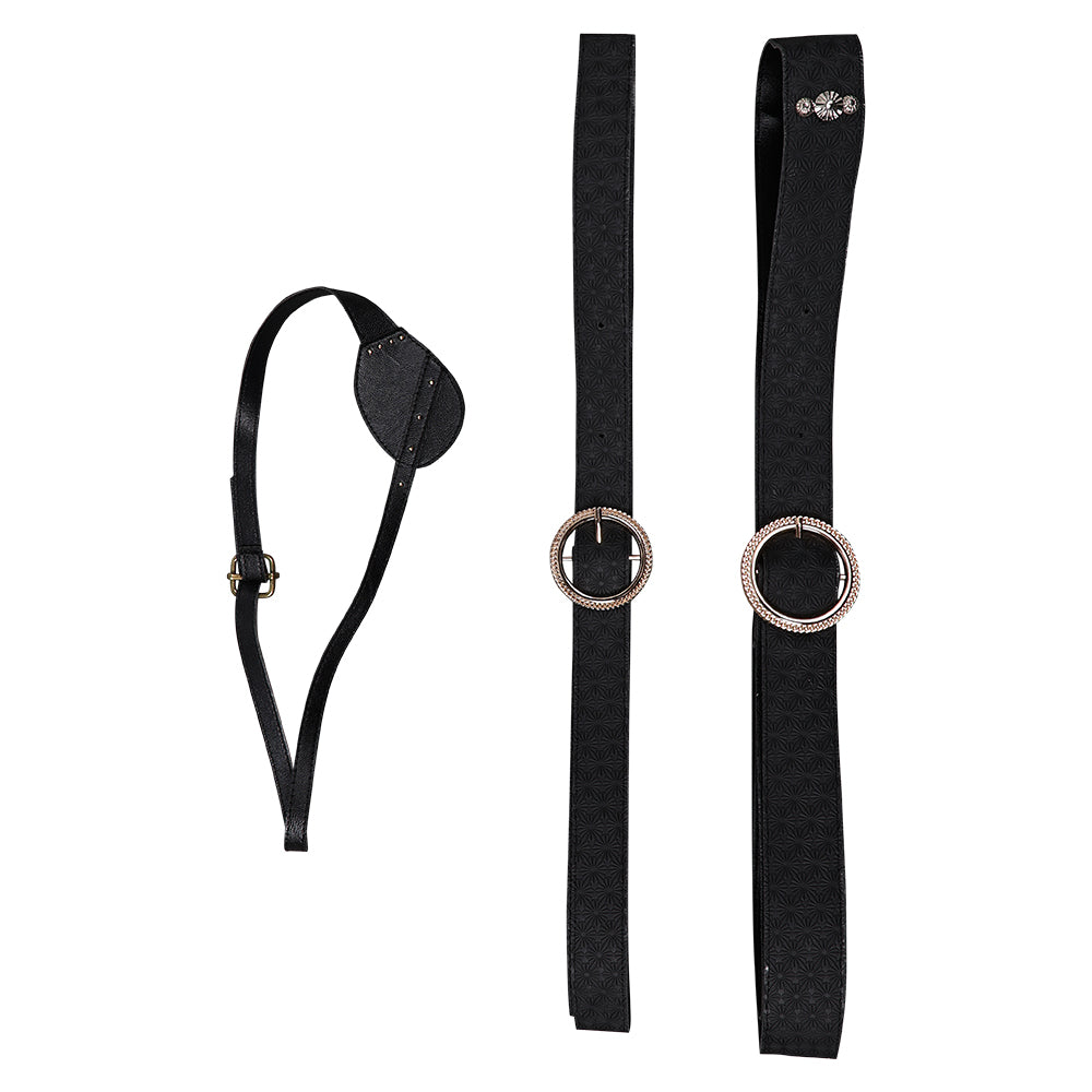 House of The Dragon Prince Aemond Targaryen Masque pour Les Yeux+Ceinture Cosplay Accessoire