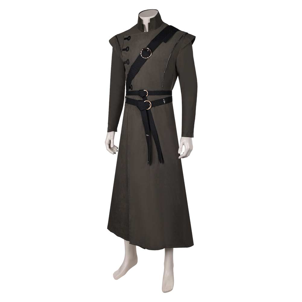 House of The Dragon Prince Aemond Targaryen Tenue Grise Cosplay Costume