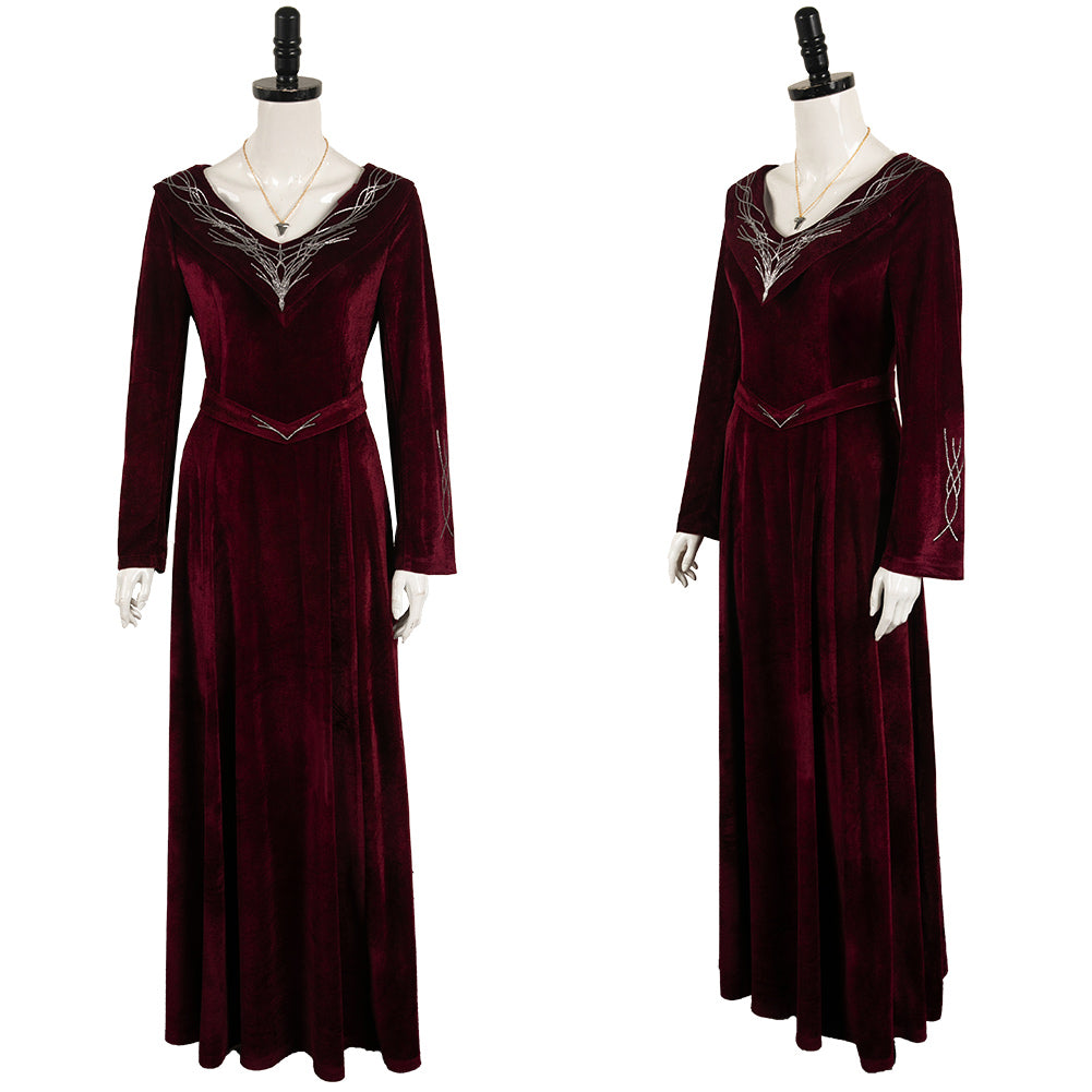 House of The Dragon Rhaenyra Targaryen Robe Rouge Cosplay Costume