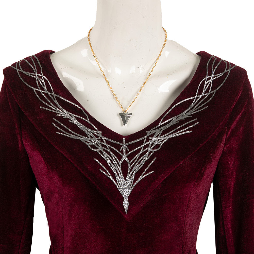 House of The Dragon Rhaenyra Targaryen Robe Rouge Cosplay Costume