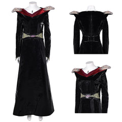 House of The Dragon Rhaenys Targaryen Robe Noire Cosplay Costume