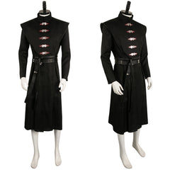 House of The Dragon Saison 2 Daemon Targaryen Tenue Noire Cosplay Costume