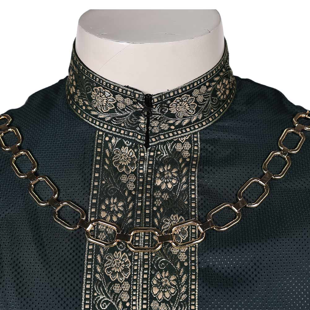 House of The Dragon Saison 2 King Aegon Targaryen Veste Verte Cosplay Costume