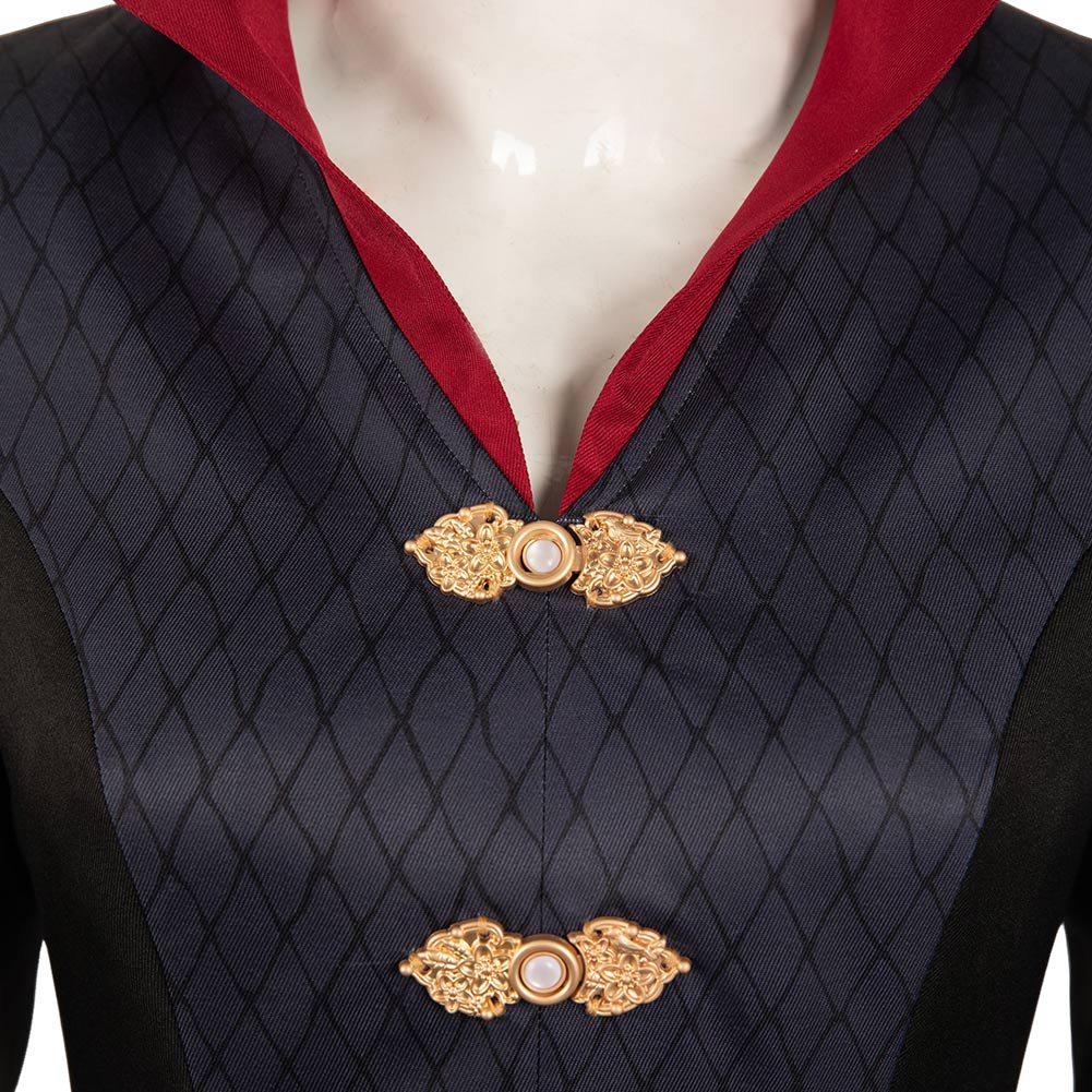 House of The Dragon Saison 2 Rhaenyra Targaryen Robe Noire Médiévale Cosplay Costume Vintage