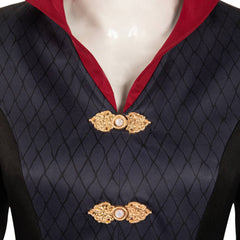 House of The Dragon Saison 2 Rhaenyra Targaryen Robe Noire Médiévale Cosplay Costume Vintage