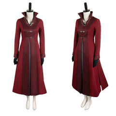 House of The Dragon Saison 2 Rhaenyra Targaryen Robe Rouge Vintage Cosplay Costume Médiéval
