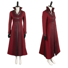 House of The Dragon Saison 2 Rhaenyra Targaryen Robe Rouge Vintage Cosplay Costume Médiéval