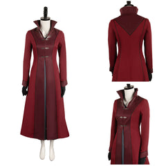 House of The Dragon Saison 2 Rhaenyra Targaryen Robe Rouge Vintage Cosplay Costume Médiéval
