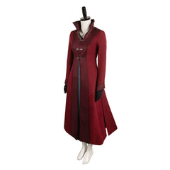 House of The Dragon Saison 2 Rhaenyra Targaryen Robe Rouge Vintage Cosplay Costume Médiéval
