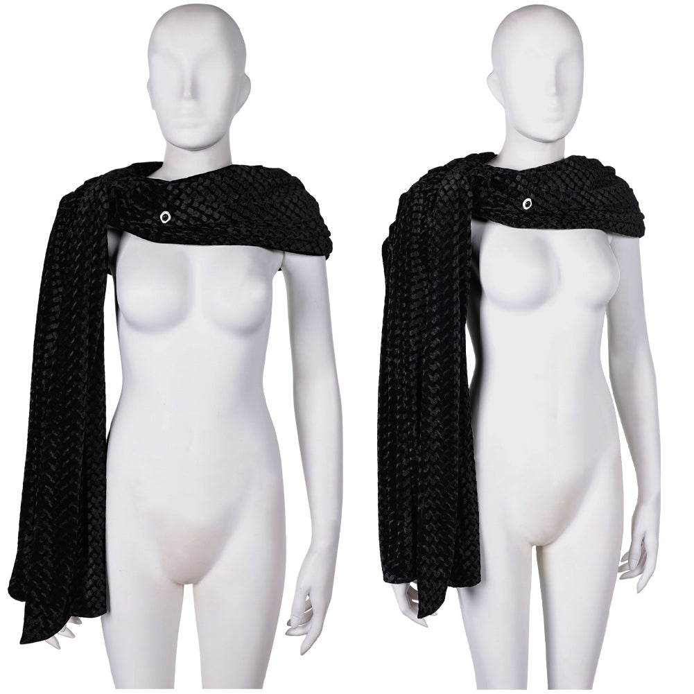 House of The Dragon Saison 2 Rhaenys Targaryen Foulard Médiéval Cosplay Accessoire Vintage