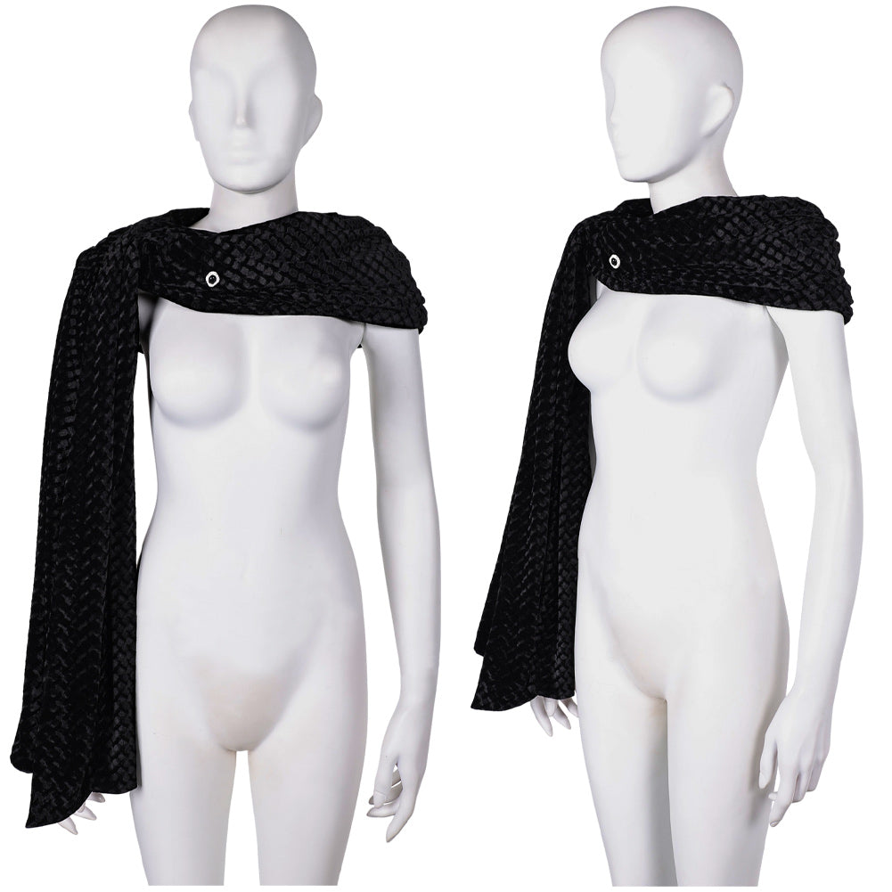 House of The Dragon Saison 2 Rhaenys Targaryen Foulard Médiéval Cosplay Accessoire Vintage