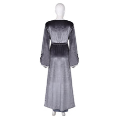 House of The Dragon Saison 2 Rhaenys Targaryen Robe Gris Médiévale Cosplay Costume Vintage