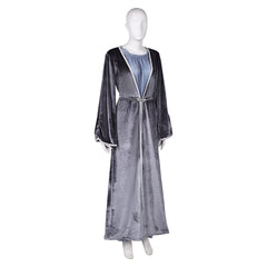 House of The Dragon Saison 2 Rhaenys Targaryen Robe Gris Médiévale Cosplay Costume Vintage