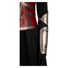 House of The Dragon Saison 2 Rhaenys Targaryen Tenue Rouge en Cuir Médiéval Cosplay Costume Vintage