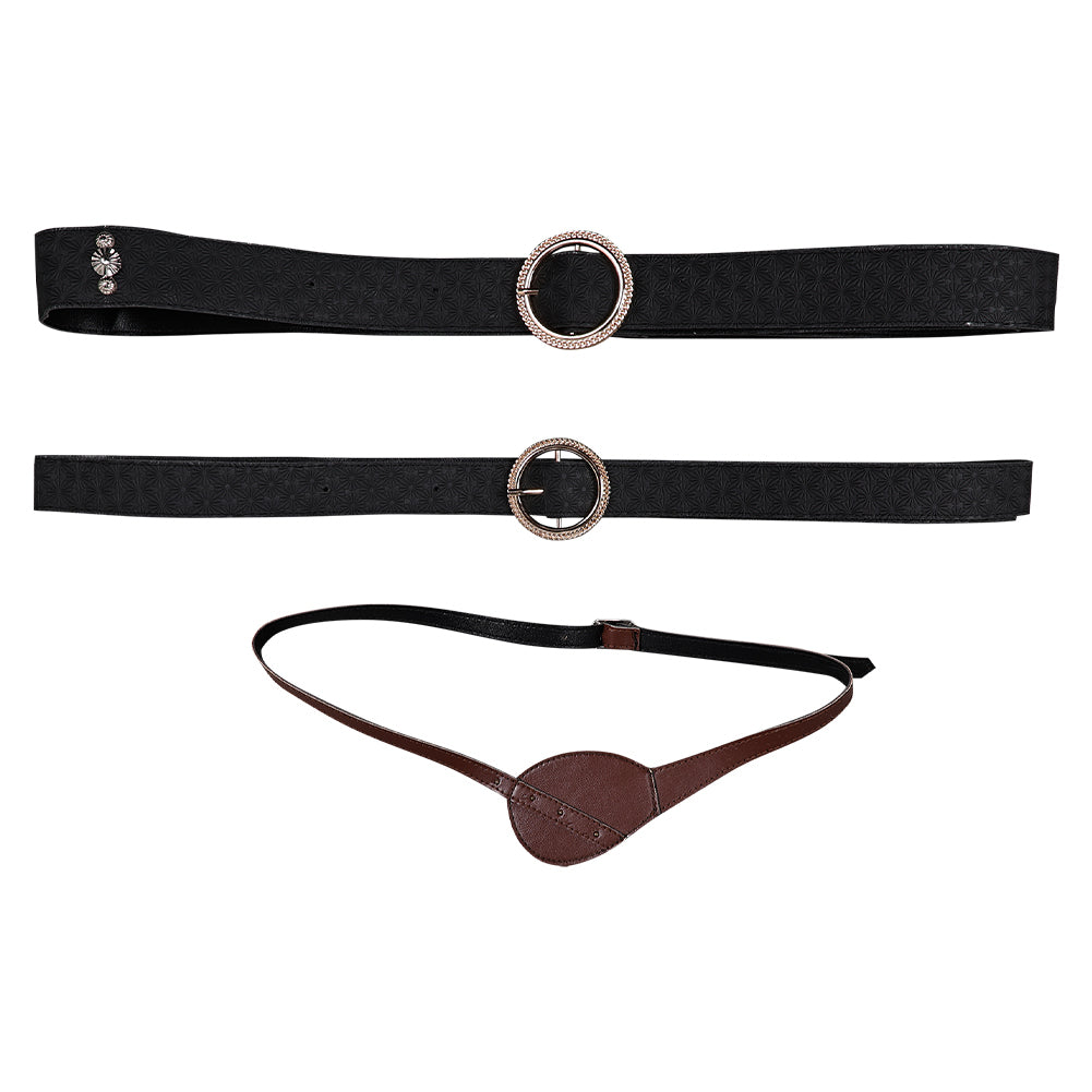 House of The Dragon Sasion 2 Aemond Targaryen Blindage d'Œil+Ceinture Cosplay Accessoires