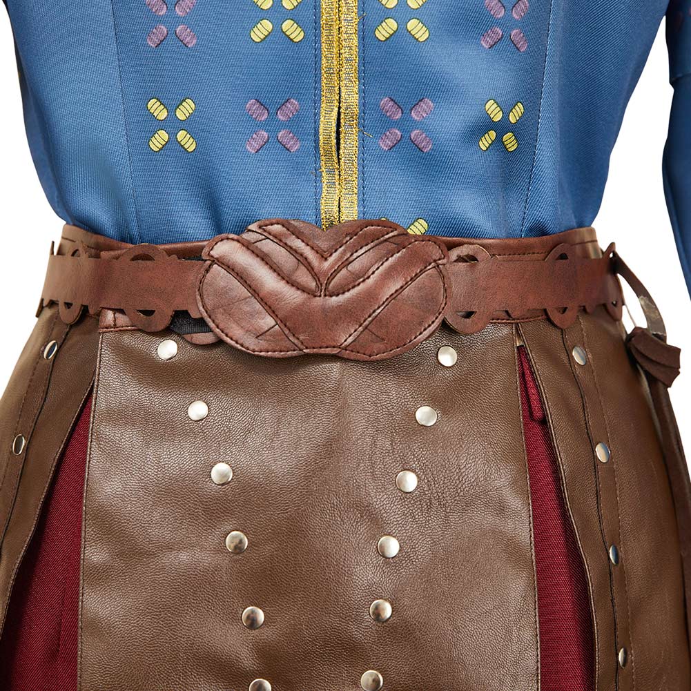 How to Train Your Dragon(2025) Astrid Tenue Bleue et Rouge Cosplay Costume