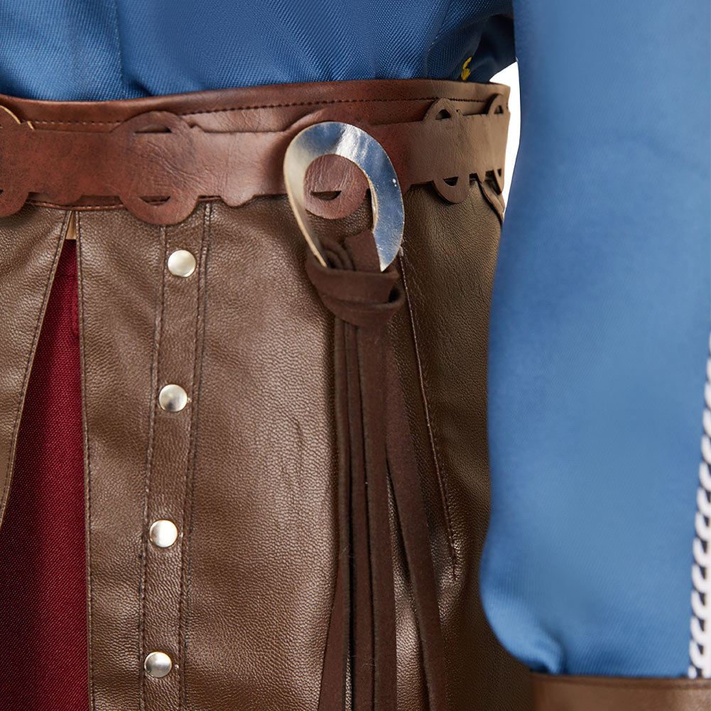 How to Train Your Dragon(2025) Astrid Tenue Bleue et Rouge Cosplay Costume