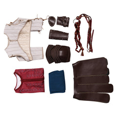 How to Train Your Dragon(2025) Astrid Tenue de Gilet Rouge Cosplay Costume