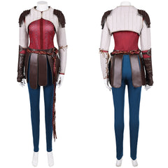 How to Train Your Dragon(2025) Astrid Tenue de Gilet Rouge Cosplay Costume